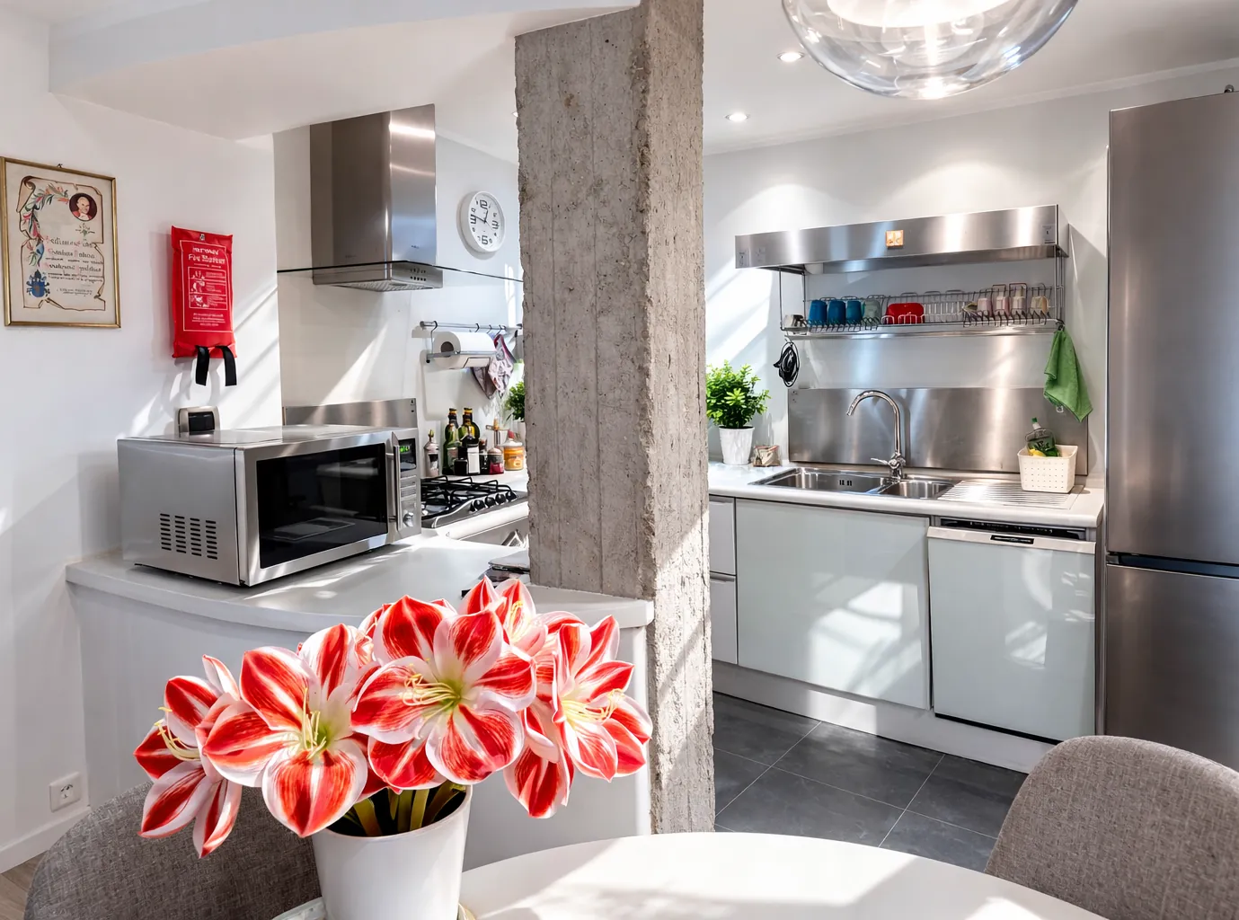 Fully equipped kitchen